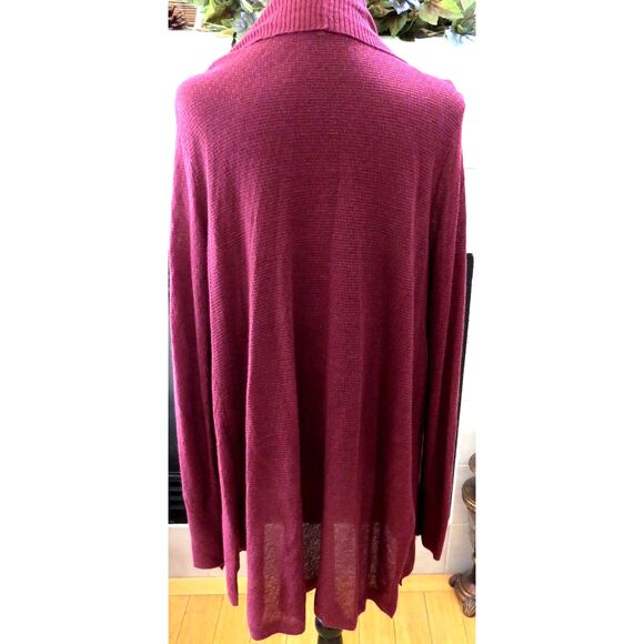 Simply Vera Vera Wang Lightweight Open Front Long Cardigan M EUC - Picture 5 of 10
